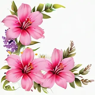 png border flower
