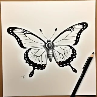 buterfly drawing