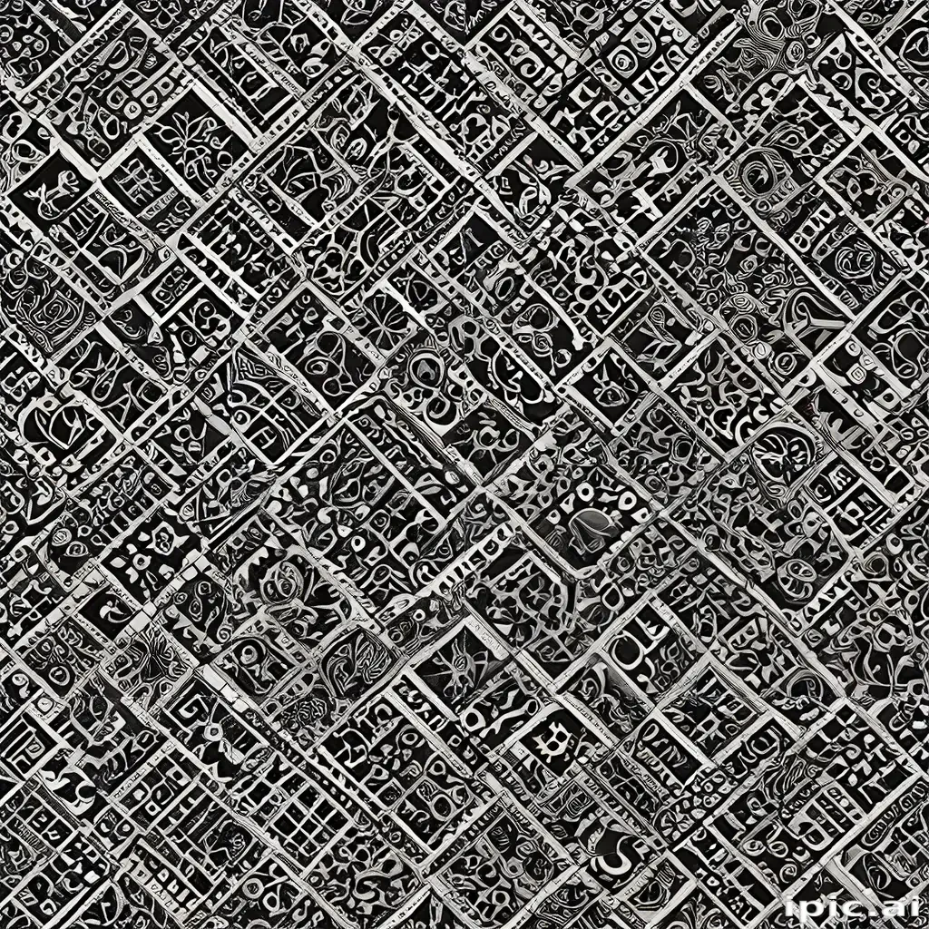 black and white patterns