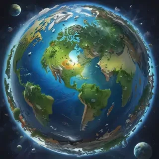 cartoon picture planet earth