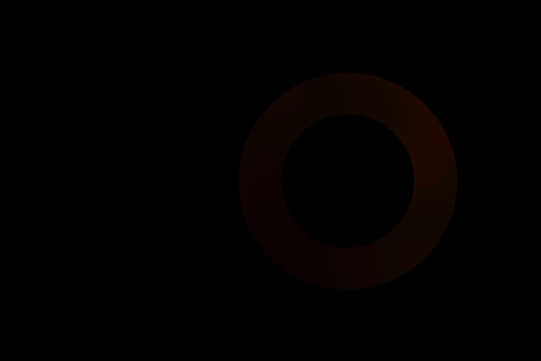 Create a high-resolution abstract design featuring two concentric circles on a dark background, captured with a DSLR camera at f/8 aperture, 50mm lens, ISO 200, using a panoramic view to enhance depth and detail.