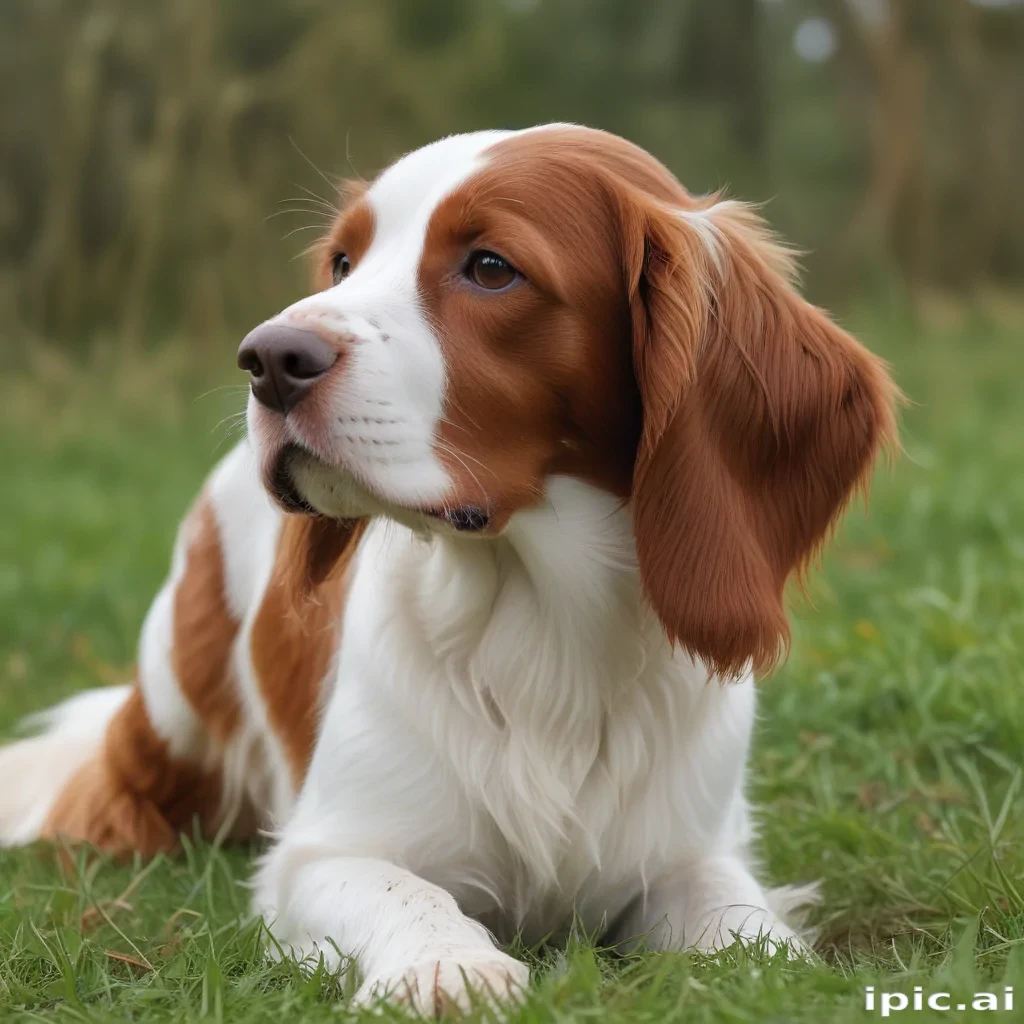 irish red and white setter