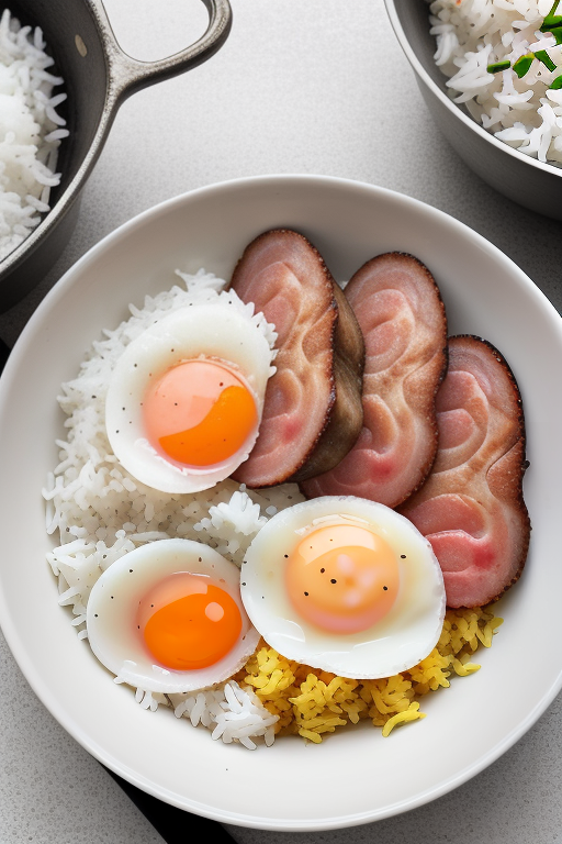 spam and rice and eggs