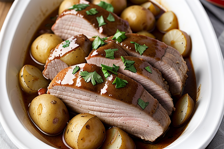 crock pot pork tenderloin and potatoes