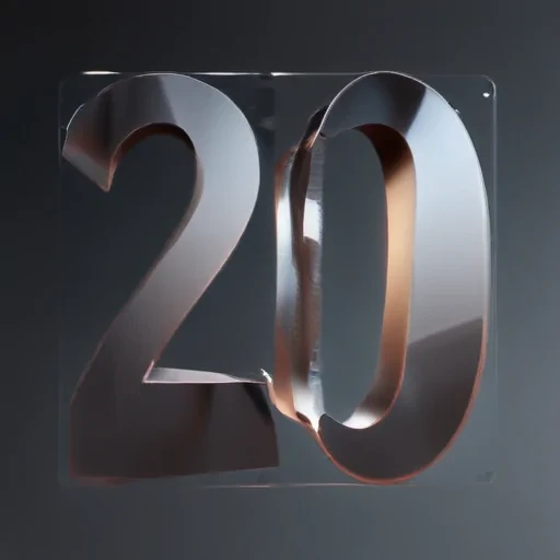 transparent numbers