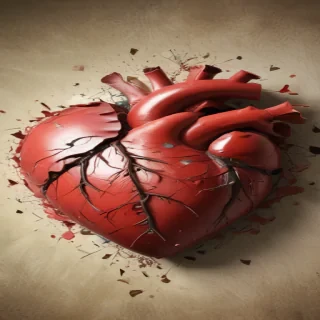 broken heart background