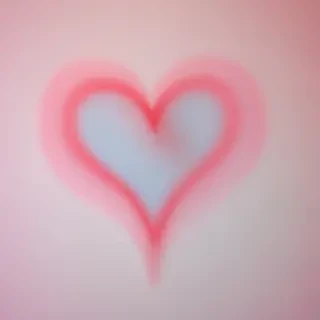 blurred heart