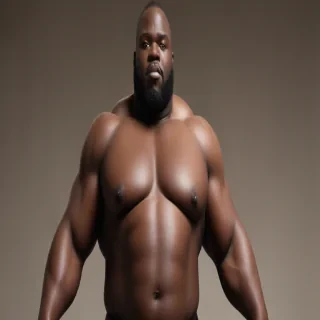 fat man black