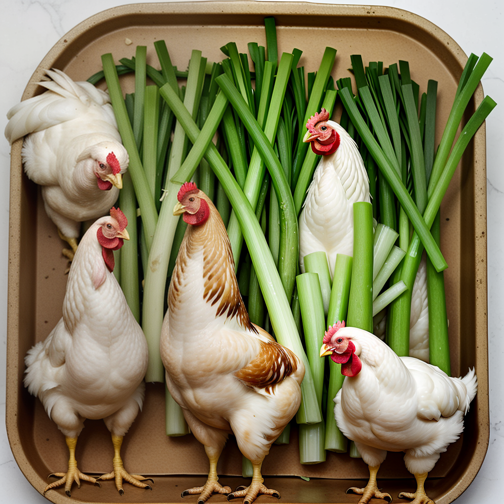 can chickens eat green onions