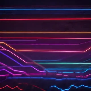 neon color background