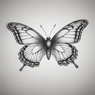 buterfly sketch