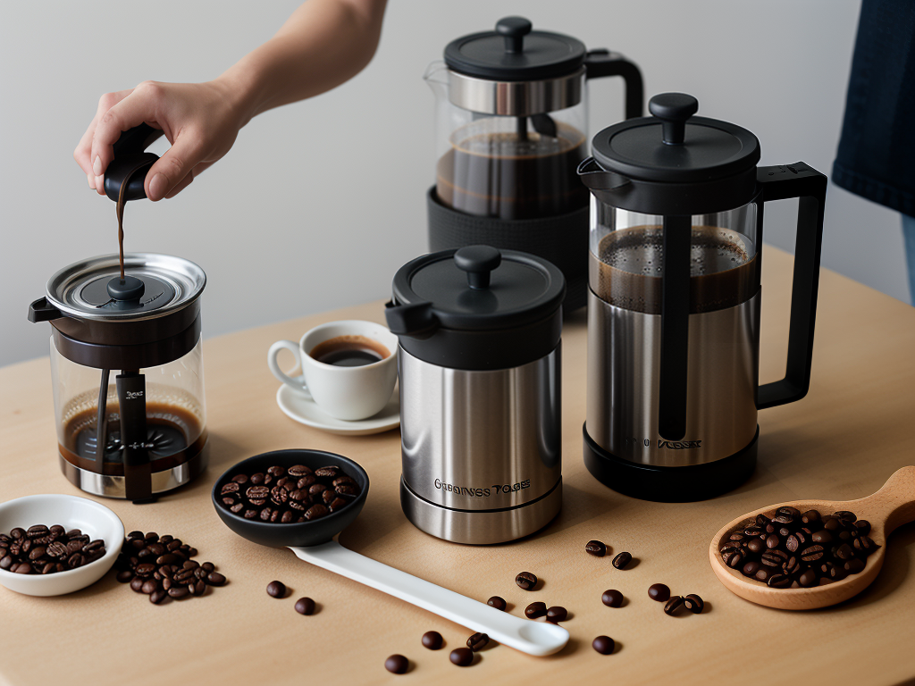 travel mug with coffee press