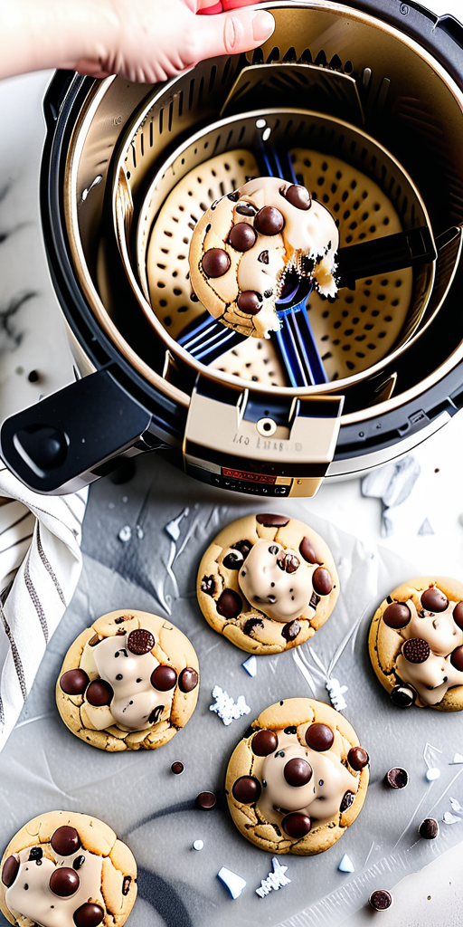frozen cookie dough in air fryer