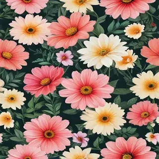 flowers with no background