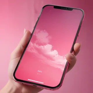 pink home screen wallpaper