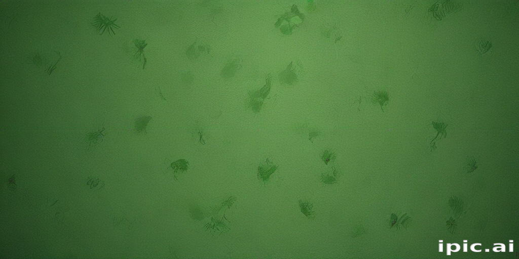 Textured Green Background with Subtle Patterns of Natural Elements and ...