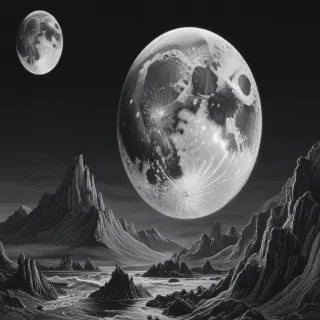 aesthetic moon drawings