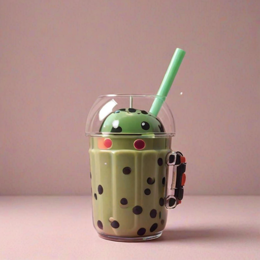 aesthetic cute boba wallpaper