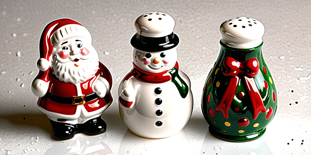 christmas salt and pepper shakers