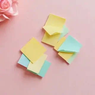 aesthetic cute sticky note png