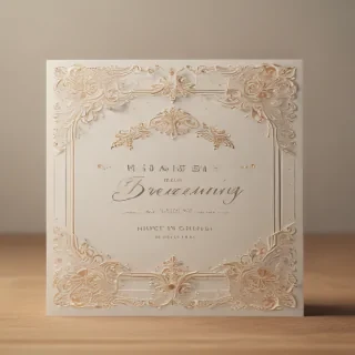 greeting card mockup
