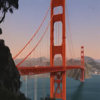 clipart golden gate bridge