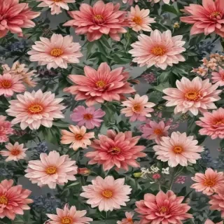 flowers clear background