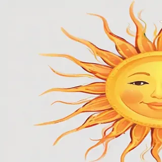 sun clipart transparent