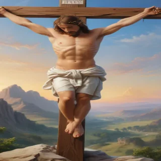 jesus on the cross clipart