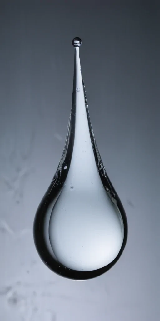 transparent water drop