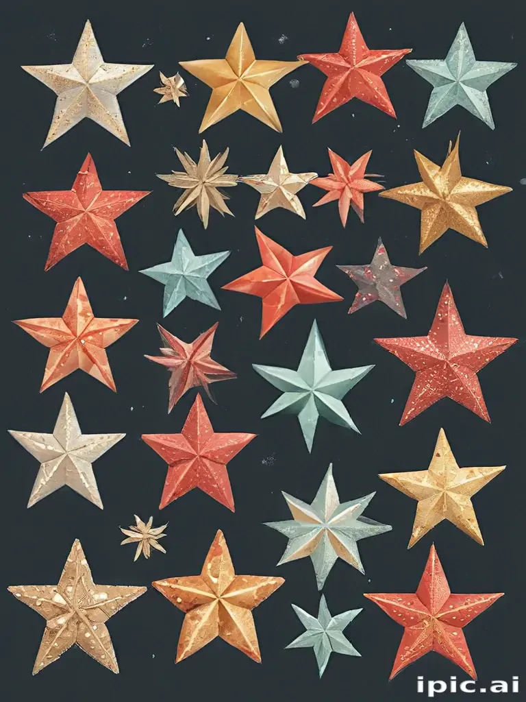 christmas stars clip art