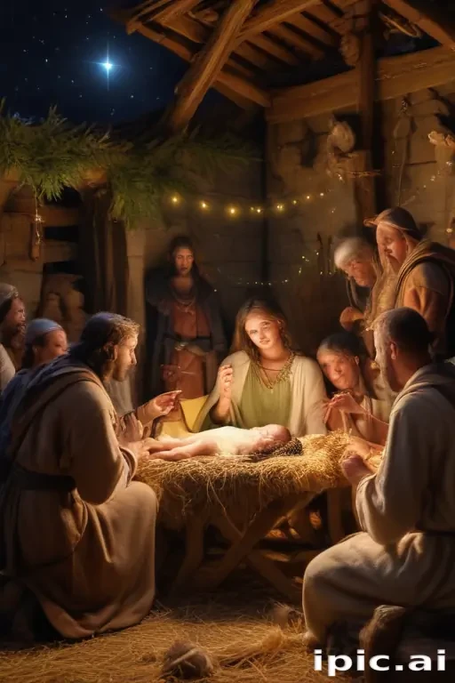 manger scene images free