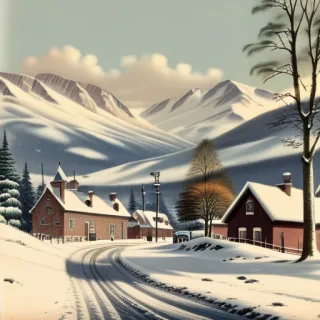 vintage winter scenes