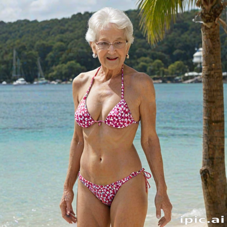 micro bikini granny