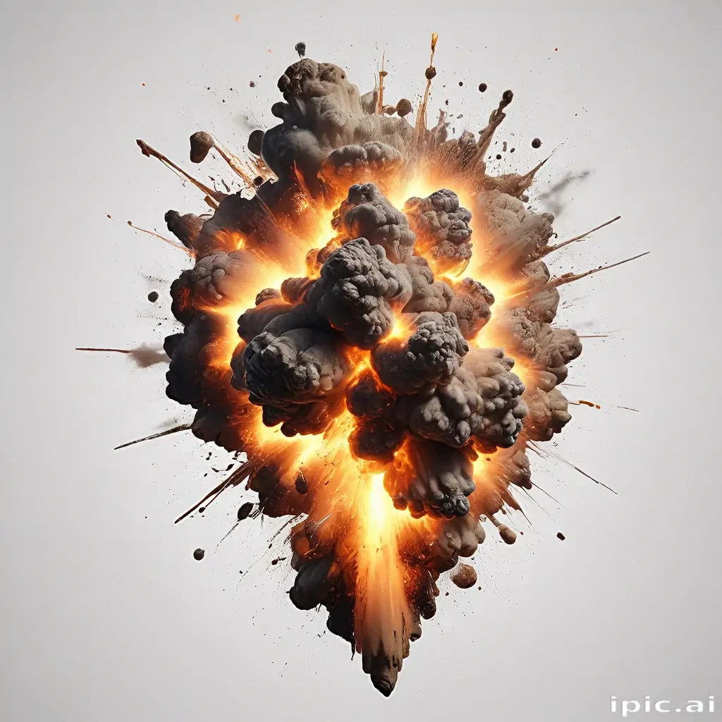 explosion transparent background
