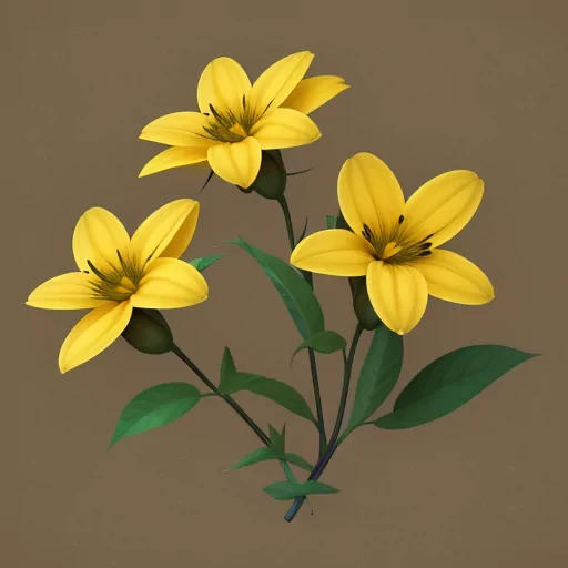 yellow flowers png