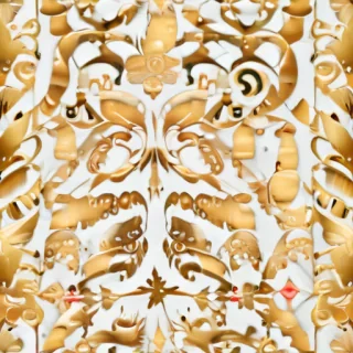gold and white background
