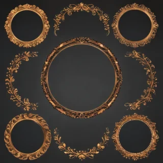 circle frame clipart