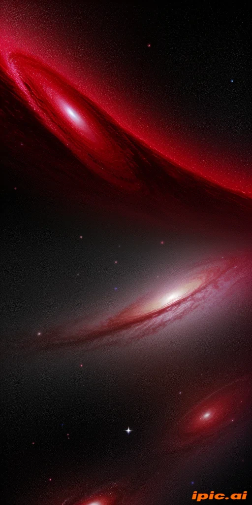 galaxy red wallpaper