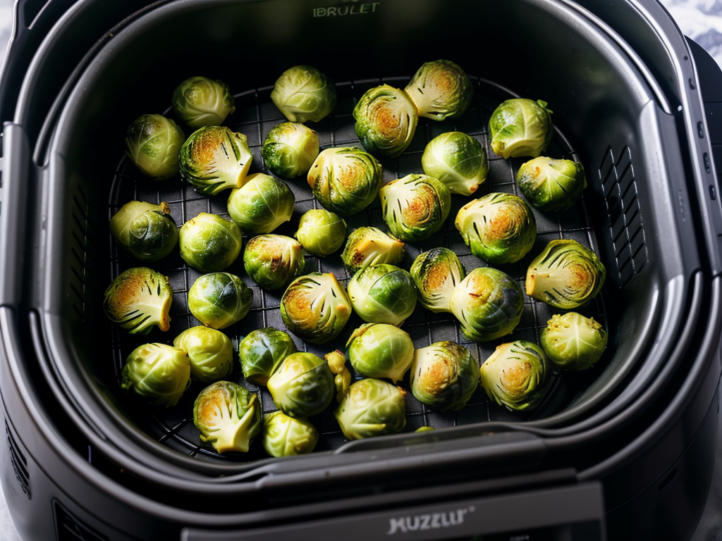 frozen brussel sprouts in air fryer