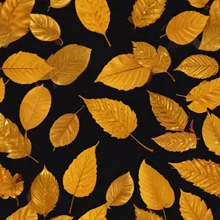 golden leaves background
