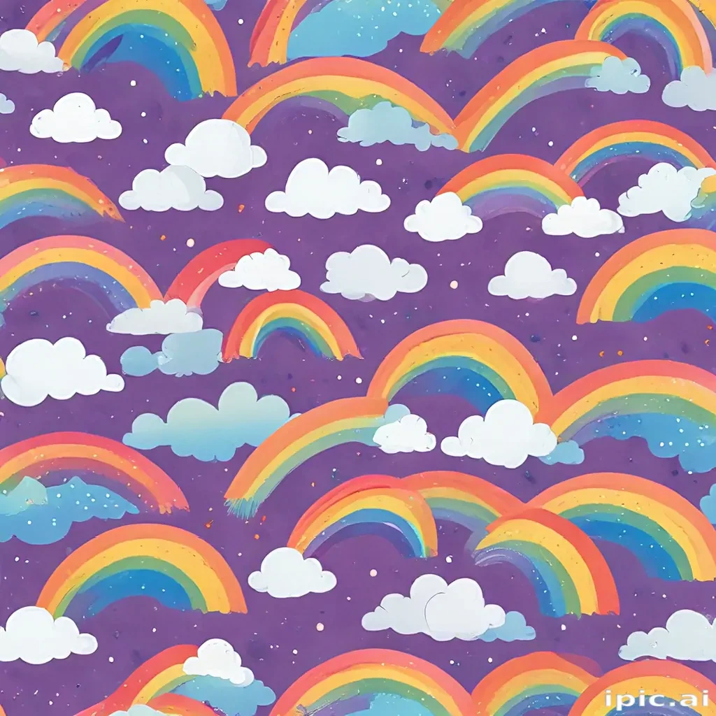 cute rainbow backgrounds