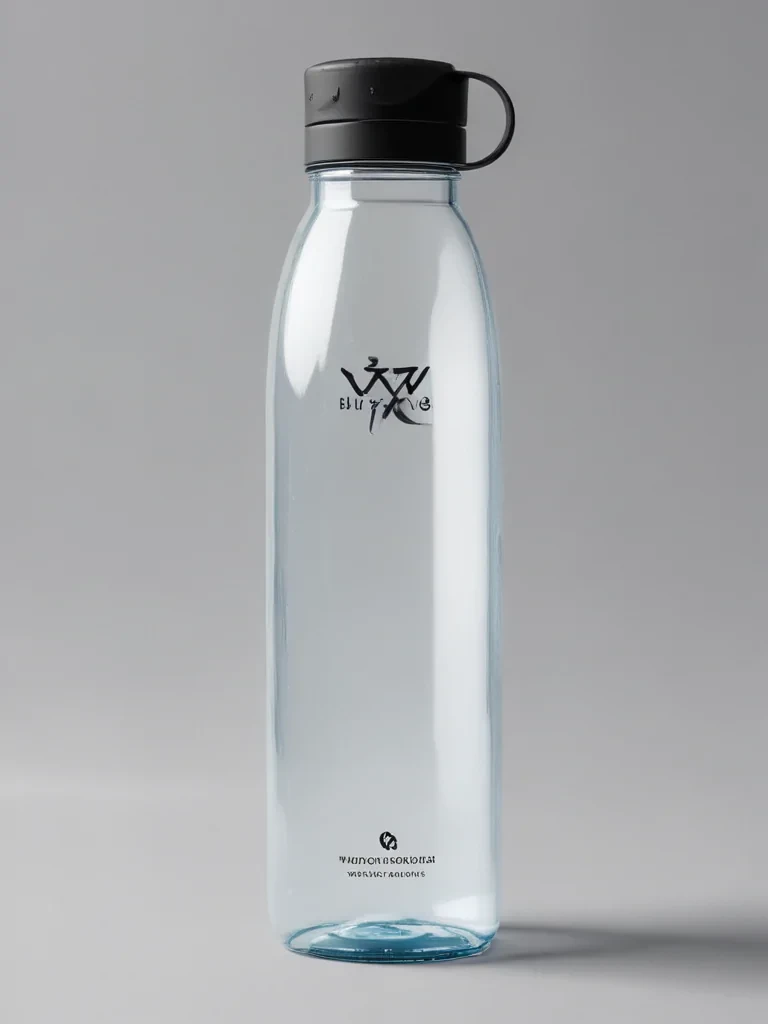water bottle mockup