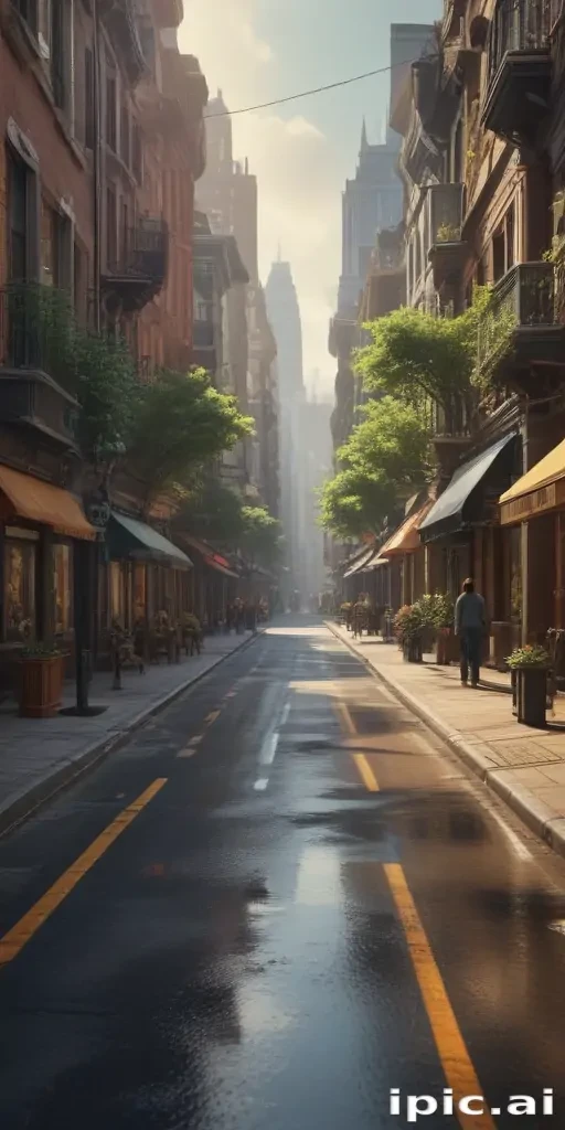 city street background