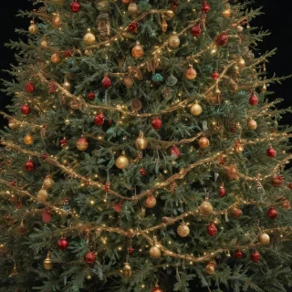 christmas tree no background