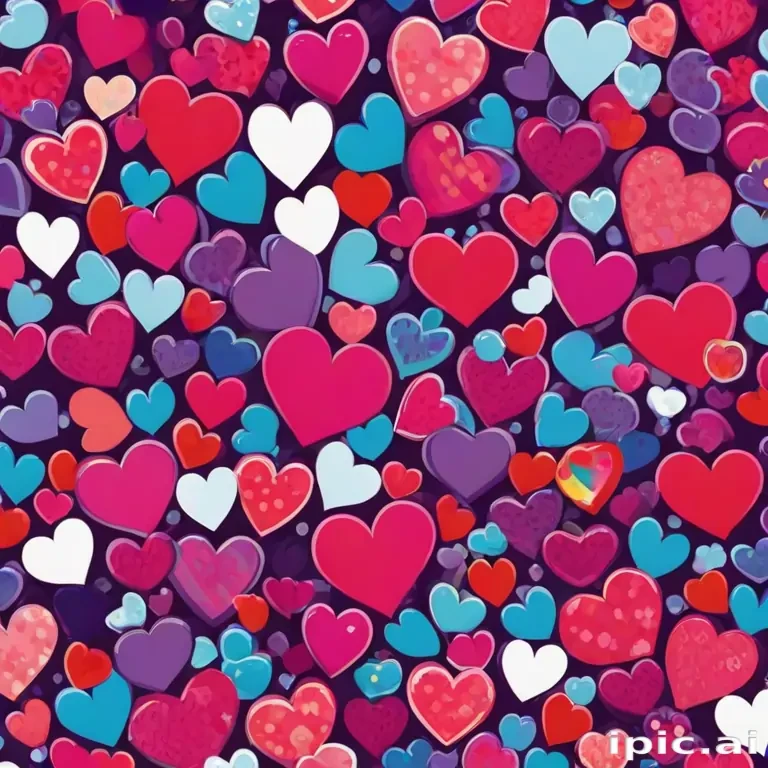 hearts background wallpaper
