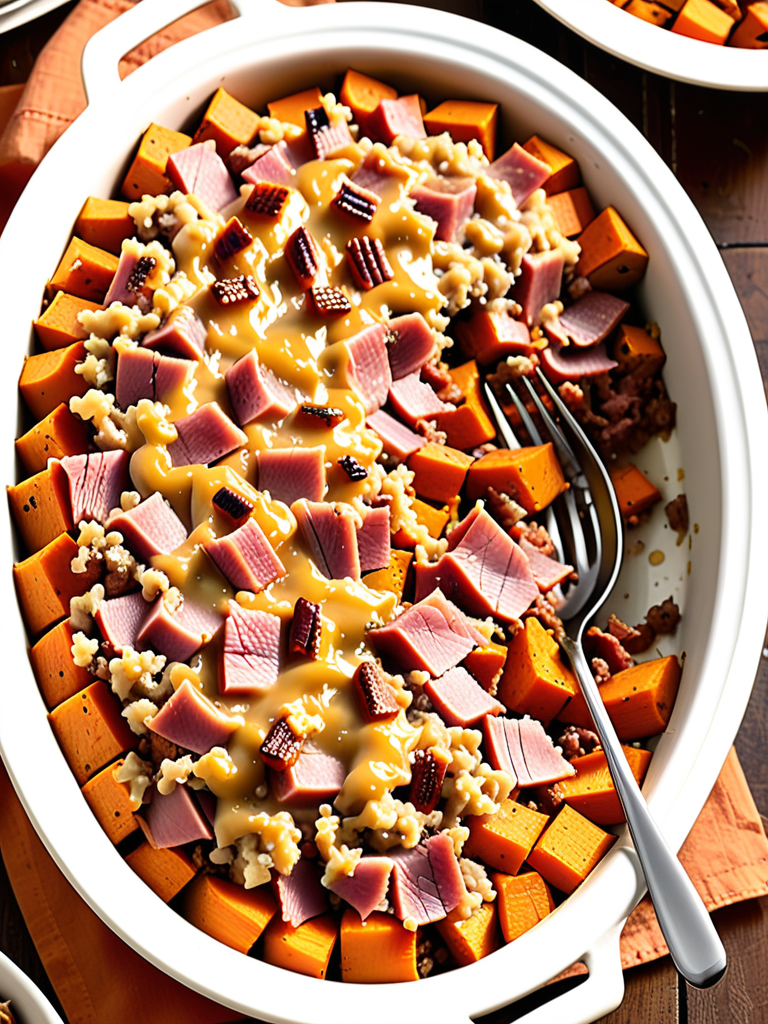ham and sweet potato casserole