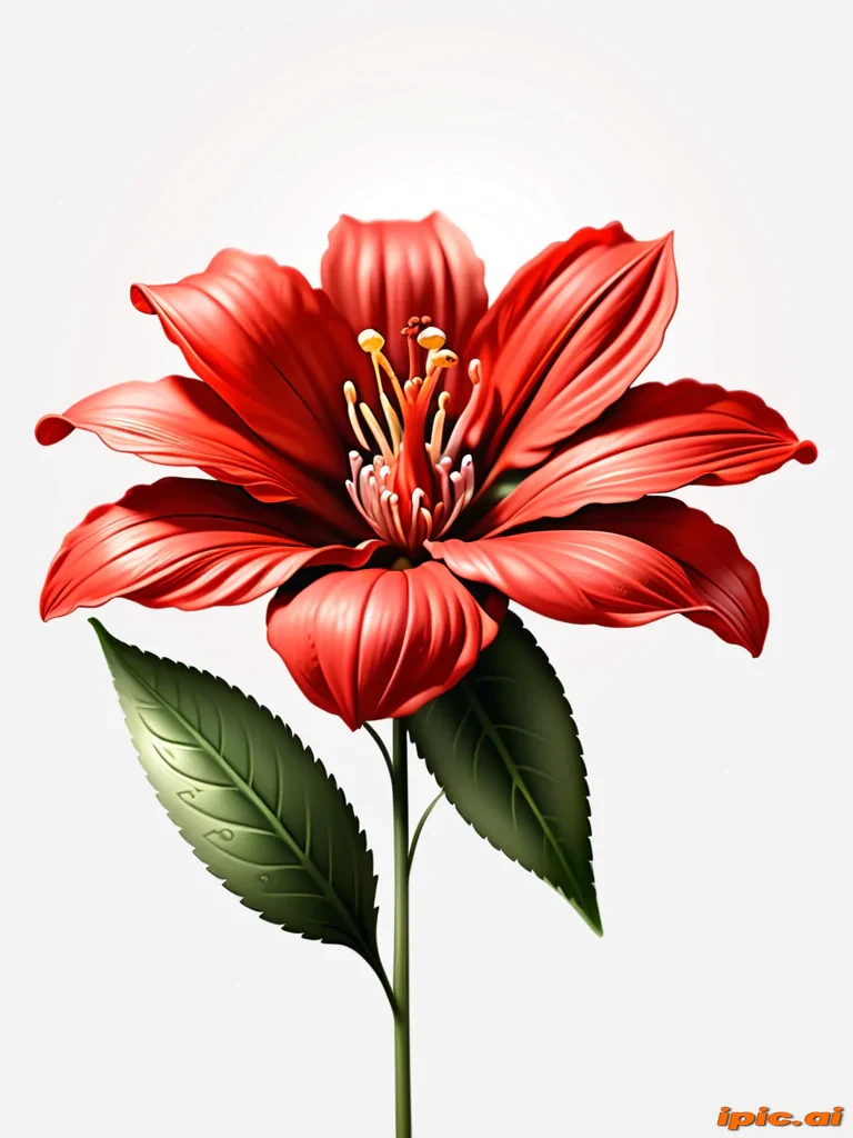 red flower png
