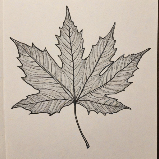 leaf doodle
