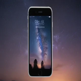 starry background iphone